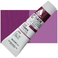 Farba gwasz Acryla Gouache - Holbein - Deep Magenta, 20 ml