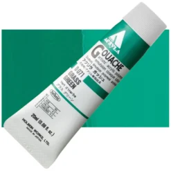 Farba gwasz Acryla Gouache - Holbein - Grass Green, 20 ml