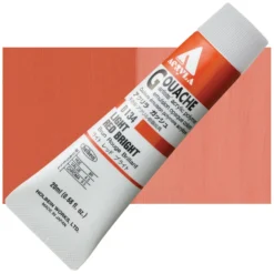 Farba gwasz Acryla Gouache - Holbein - Light Red Bright, 20 ml