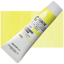 Farba gwasz Acryla Gouache - Holbein - Luminous Lemon, 20 ml