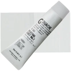 Farba gwasz Acryla Gouache - Holbein - Neutral Grey no. 1, 20 ml