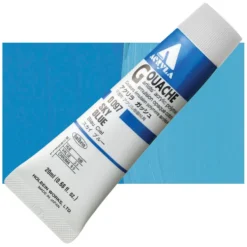 Farba gwasz Acryla Gouache - Holbein - Sky Blue, 20 ml