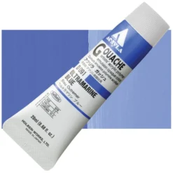 Farba gwasz Acryla Gouache - Holbein - Ultramarine Blue, 20 ml