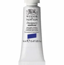 Farba gwasz Designers Gouache - Winsor & Newton - Brilliant Purple, 14 ml
