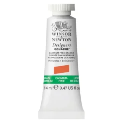 Farba gwasz Designers Gouache - Winsor & Newton - Cadmium Free Orange, 14 ml