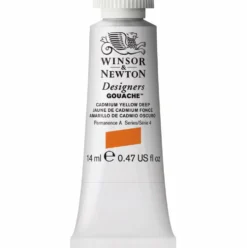 Farba gwasz Designers Gouache - Winsor & Newton - Cadmium Yellow Deep, 14 ml