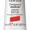 Farba gwasz Designers Gouache - Winsor & Newton - Flame Red, 14 ml