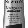 Farba gwasz Designers Gouache - Winsor & Newton - Lamp Black, 37 ml