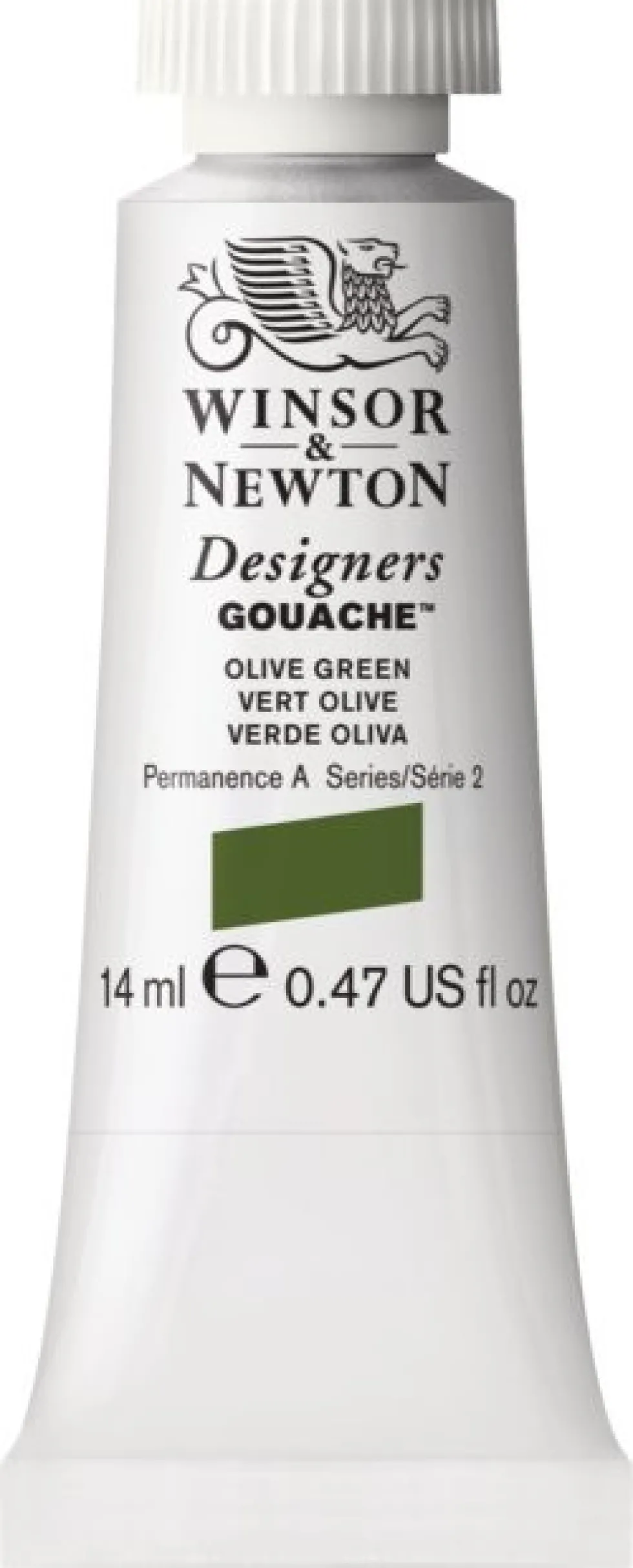 Farba gwasz Designers Gouache - Winsor & Newton - Olive Green, 14 ml