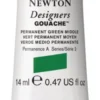Farba gwasz Designers Gouache - Winsor & Newton - Permanent Green Middle, 14 ml