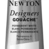 Farba gwasz Designers Gouache - Winsor & Newton - Permanent White, 37 ml