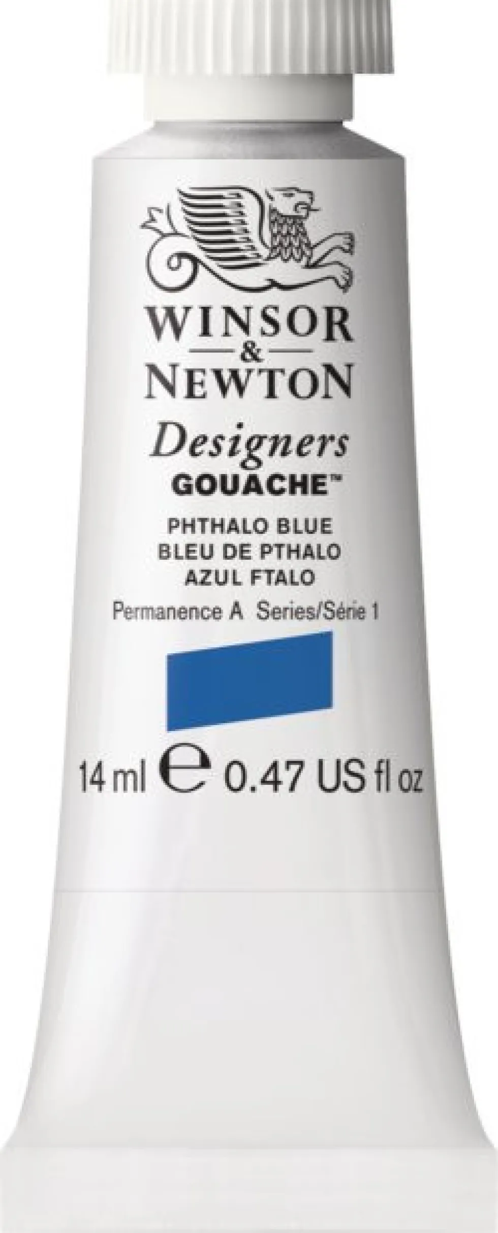 Farba gwasz Designers Gouache - Winsor & Newton - Phthalo Blue, 14 ml