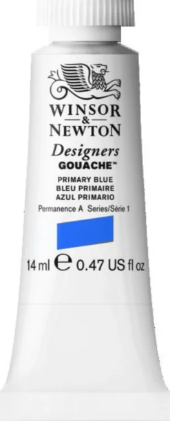 Farba gwasz Designers Gouache - Winsor & Newton - Primary Blue, 14 ml