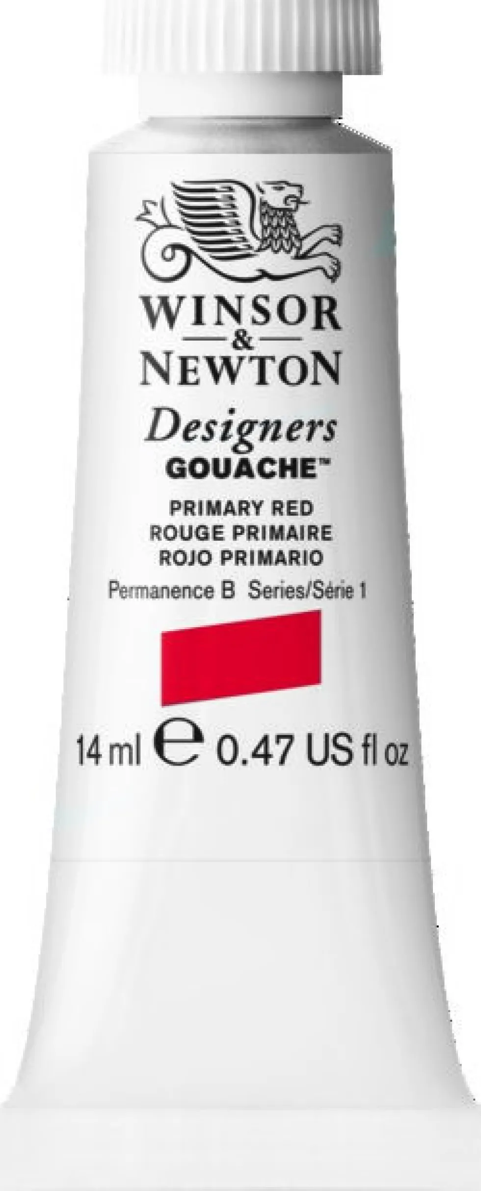 Farba gwasz Designers Gouache - Winsor & Newton - Primary Red, 14 ml