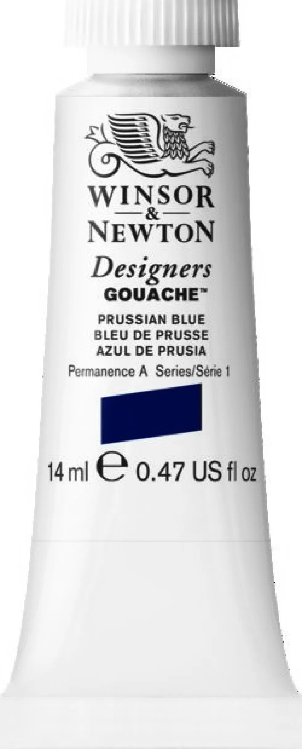 Farba gwasz Designers Gouache - Winsor & Newton - Prussian Blue, 14 ml