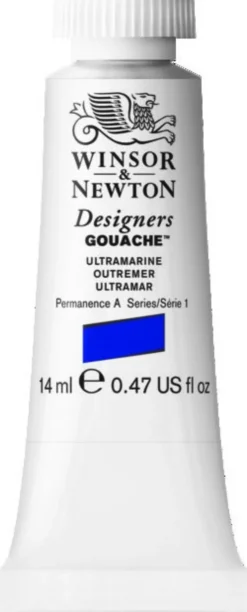 Farba gwasz Designers Gouache - Winsor & Newton - Ultramarine, 14 ml