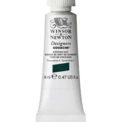 Farba gwasz Designers Gouache - Winsor & Newton - Viridian Hue, 14 ml