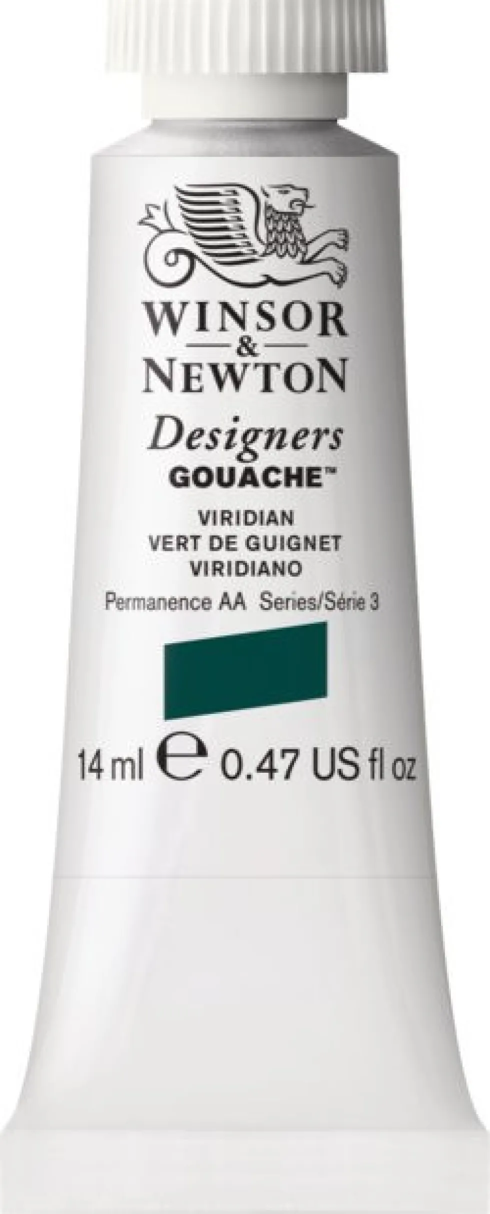 Farba gwasz Designers Gouache - Winsor & Newton - Winsor Green, 14 ml