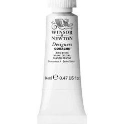 Farba gwasz Designers Gouache - Winsor & Newton - Zinc White, 14 ml