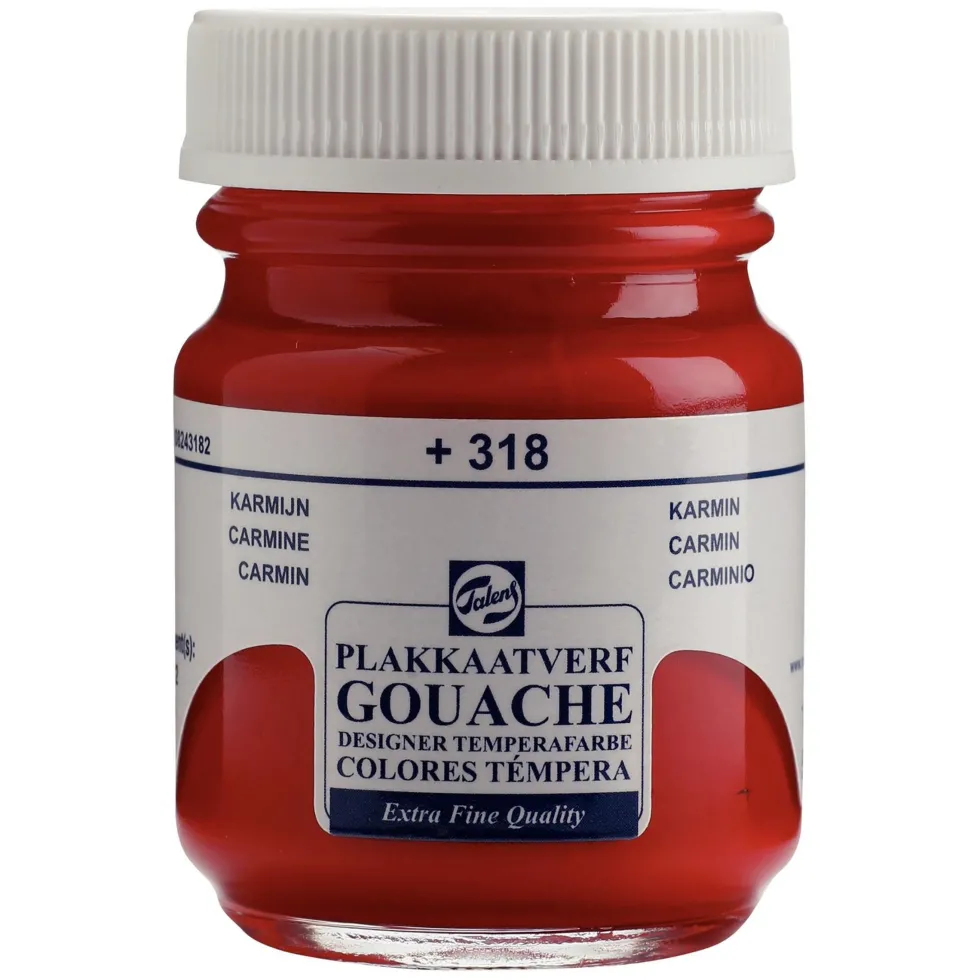 Farba gwasz Gouache Extra Fine - Talens - Carmine, 50 ml