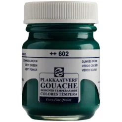 Farba gwasz Gouache Extra Fine - Talens - Deep Green, 50 ml