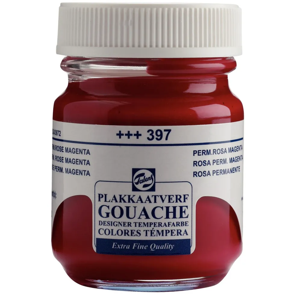 Farba gwasz Gouache Extra Fine - Talens - Permanent Rose Magenta, 50 ml