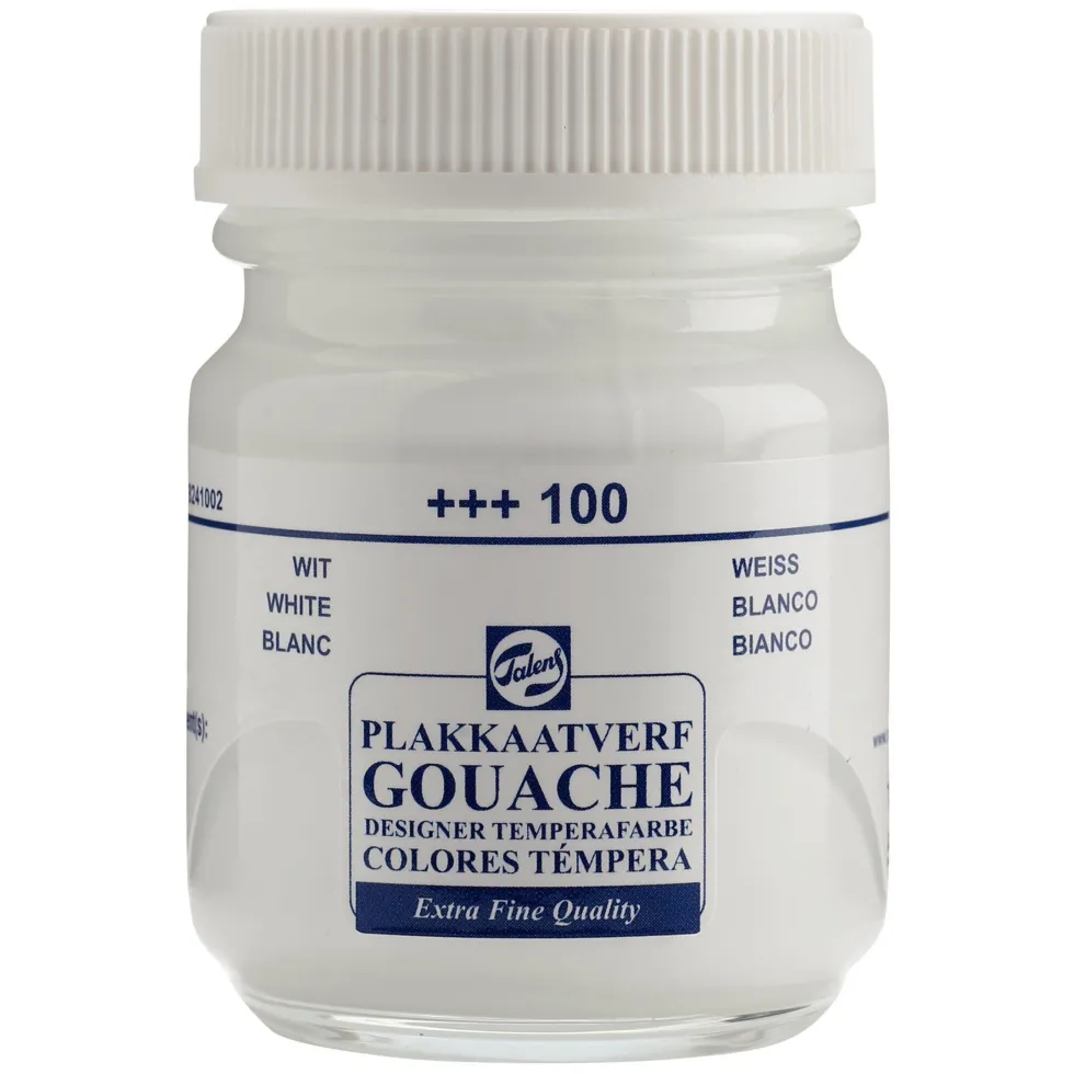 Farba gwasz Gouache Extra Fine - Talens - White, 50 ml