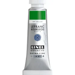 Farba gwasz Linel - Lefranc & Bourgeois - Brilliant Green 14 ml
