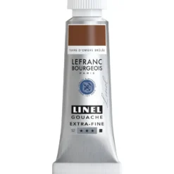 Farba gwasz Linel - Lefranc & Bourgeois - Burnt Umber 14 ml