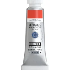 Farba gwasz Linel - Lefranc & Bourgeois - Cadmium Red Scarlet 14 ml