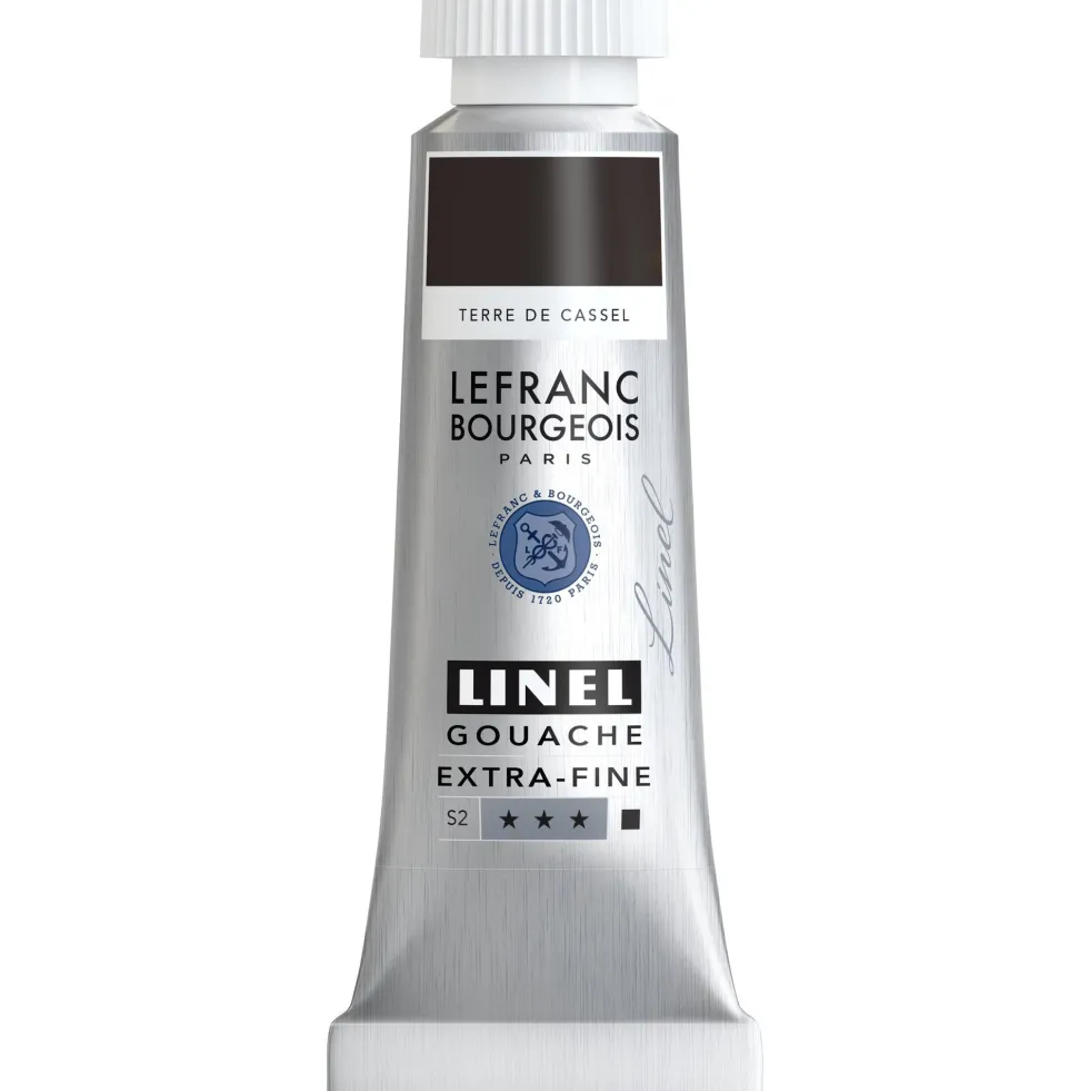 Farba gwasz Linel - Lefranc & Bourgeois - Cassel Earth 14 ml