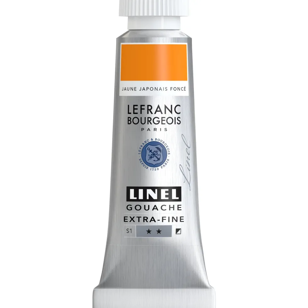 Farba gwasz Linel - Lefranc & Bourgeois - Japanese Yellow Deep 14 ml