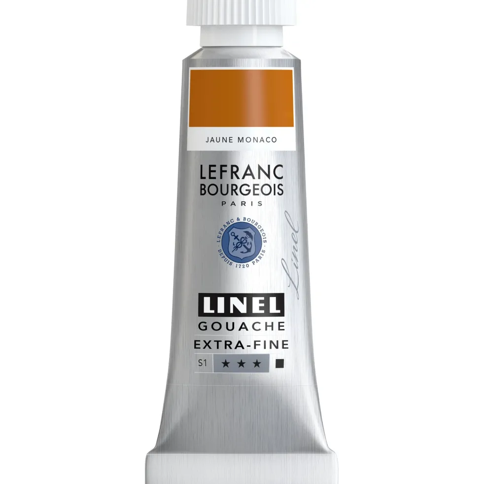 Farba gwasz Linel - Lefranc & Bourgeois - Monaco Yellow 14 ml