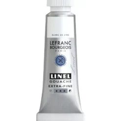 Farba gwasz Linel - Lefranc & Bourgeois - Zinc White 14 ml