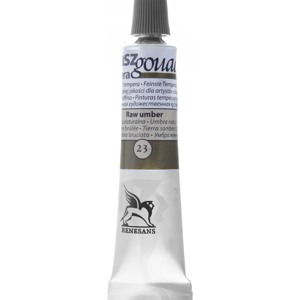 Farba gwasz - Renesans - 23, raw umber, 20 ml