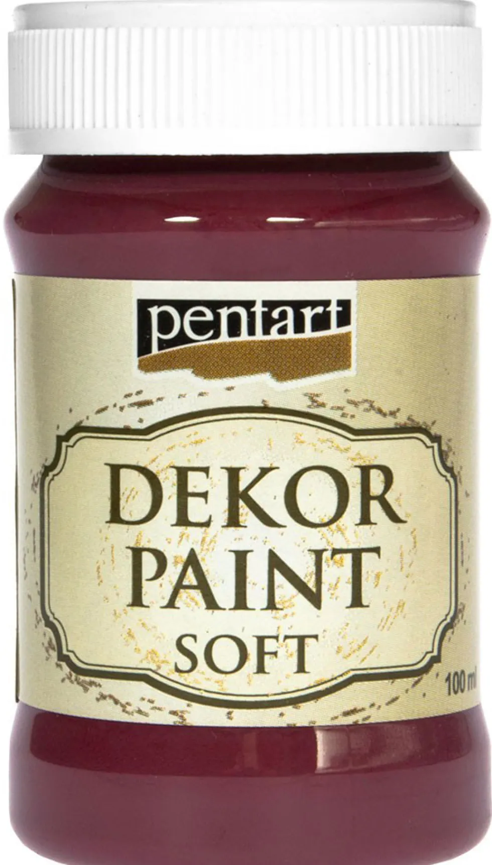 Farba kredowa - Pentart - burgundowa, 100 ml