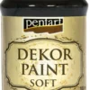 Farba kredowa - Pentart - czarna, 100 ml