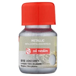 Farba metaliczna - Talens Art Creation - Lead Grey, 30 ml