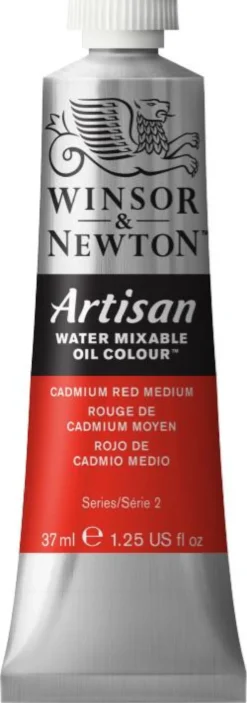 Farba olejna Artisan Water - Winsor & Newton - Cadmium Red Medium, 37 ml