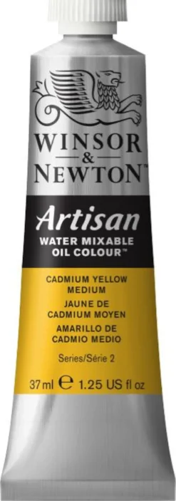 Farba olejna Artisan Water - Winsor & Newton - Cadmium Yellow Medium, 37 ml
