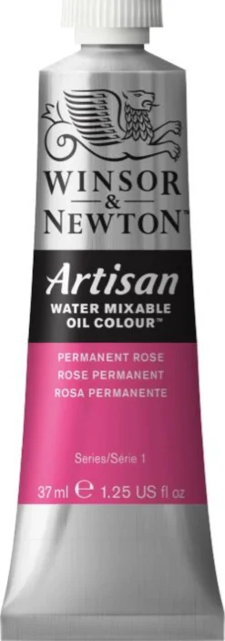 Farba olejna Artisan Water - Winsor & Newton - Permanent Rose, 37 ml
