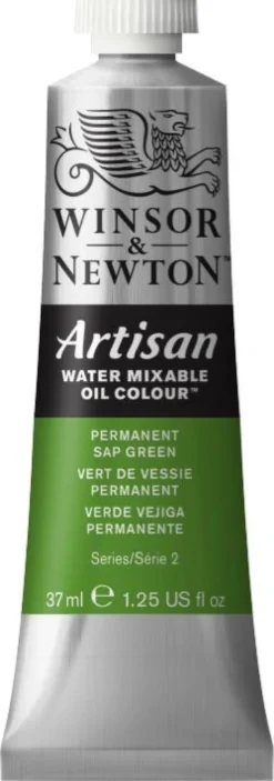 Farba olejna Artisan Water - Winsor & Newton - Permanent Sap Green, 37 ml