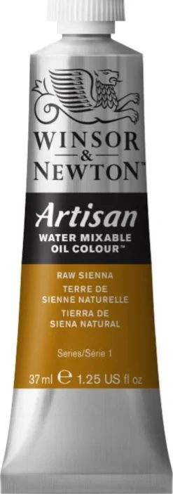 Farba olejna Artisan Water - Winsor & Newton - Raw Sienna, 37 ml