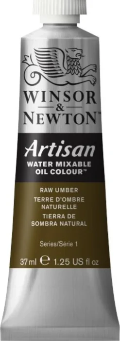 Farba olejna Artisan Water - Winsor & Newton - Raw Umber, 37 ml