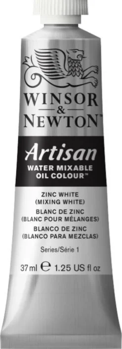 Farba olejna Artisan Water - Winsor & Newton - Zinc White, 37 ml