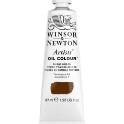 Farba olejna Artists' Oil Colour - Winsor & Newton - Burnt Umber 37 ml