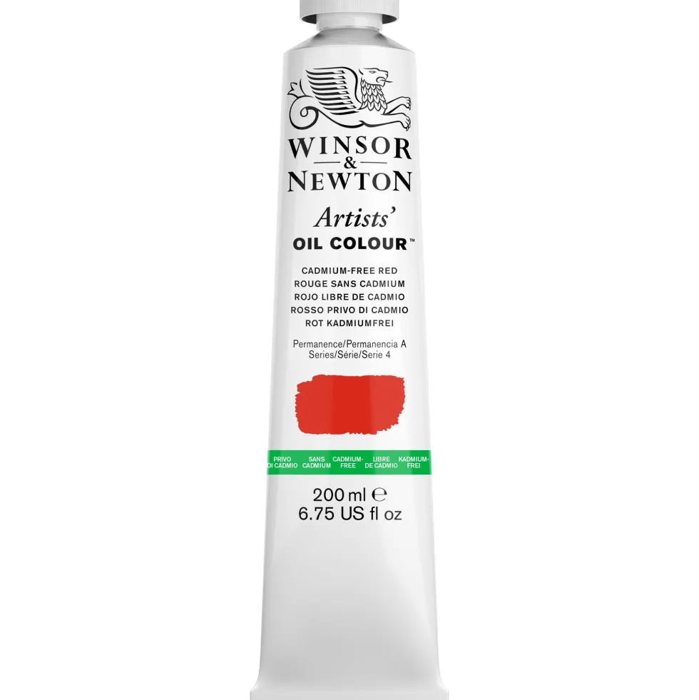Farba olejna Artists' Oil Colour - Winsor & Newton - Cadmium Free Yellow Pale 200 ml