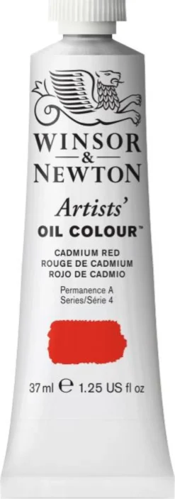 Farba olejna Artists' Oil Colour - Winsor & Newton - Cadmium Red, 37 ml