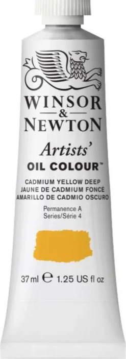 Farba olejna Artists' Oil Colour - Winsor & Newton - Cadmium Yellow Deep, 37 ml