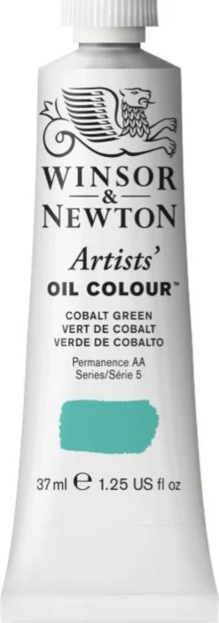 Farba olejna Artists' Oil Colour - Winsor & Newton - Cobalt Green, 37 ml